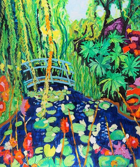 Monets Studio and Garden-Giverny France, 183x153cm