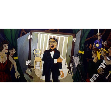 The Three Penny Opera 1981, Oil on canvas, 190 x 300cm