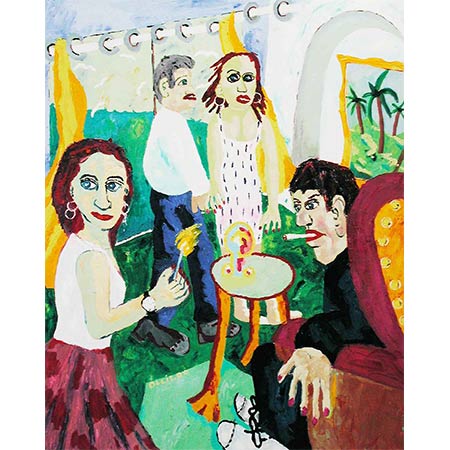 Brief Encounters 1999, Oil on canvas, 152 x 122cm